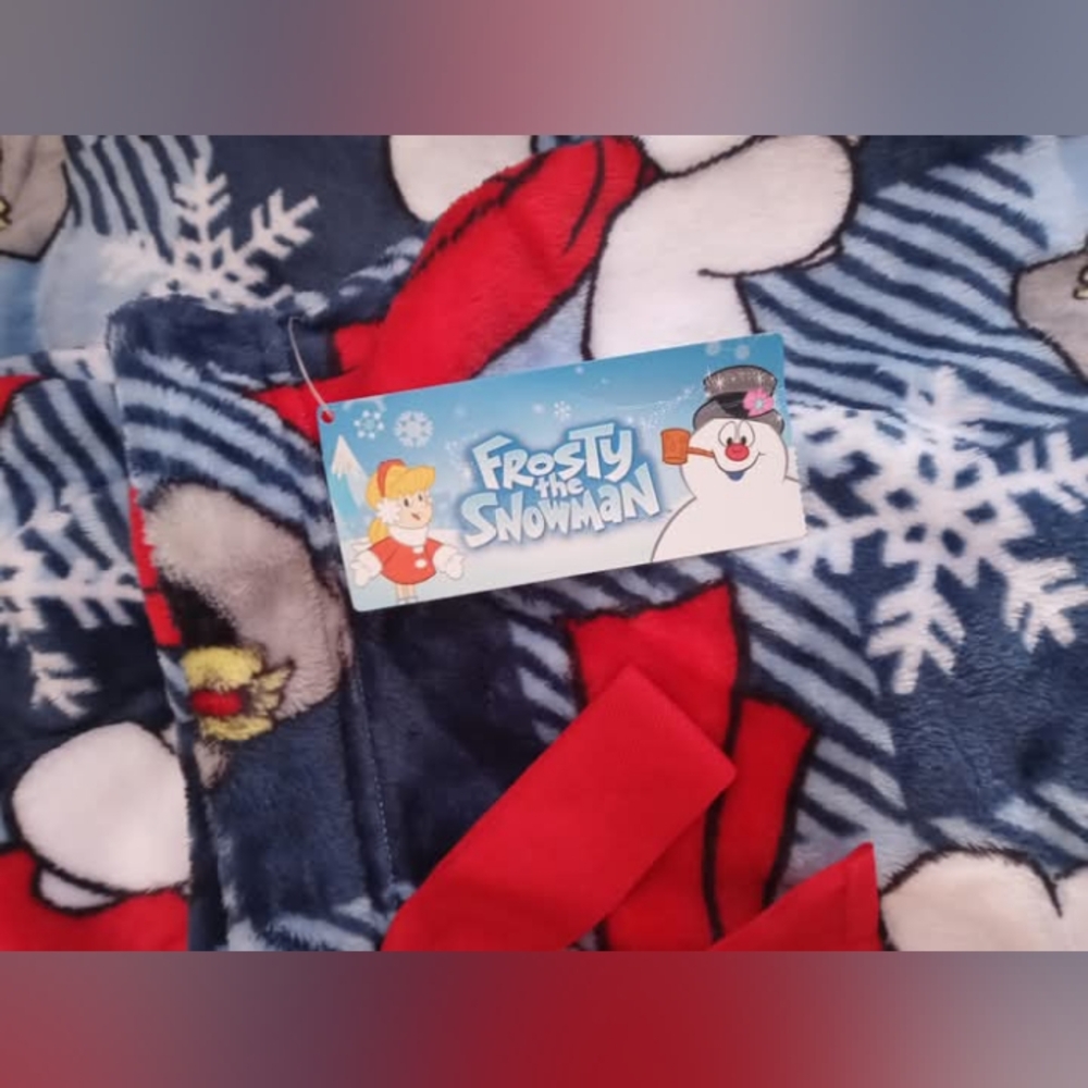 NWT Women's Frosty The Snowman Fleece Pajama Pants Large - Picture 5 of 6